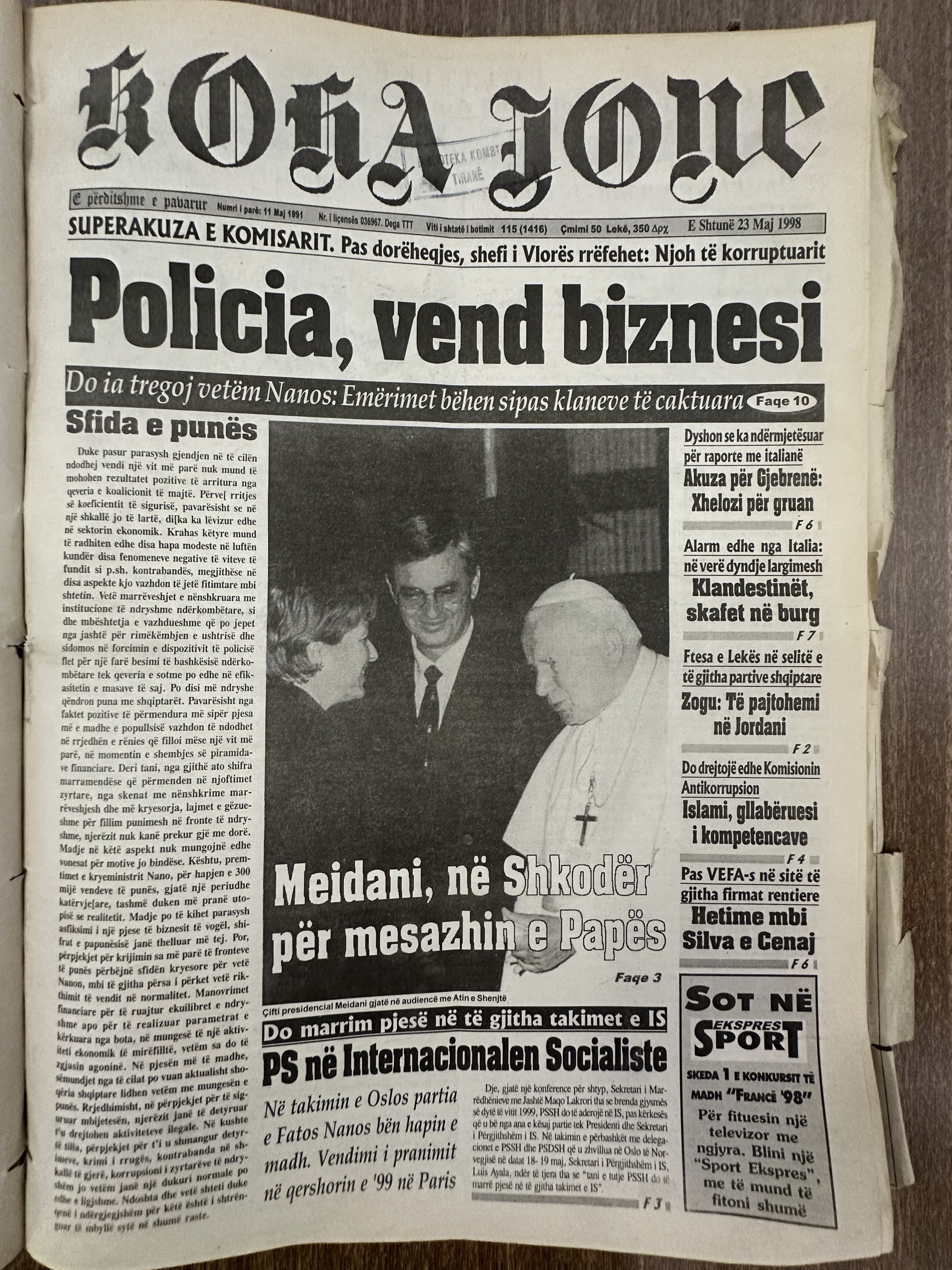 Koha Jonë 1998-05-23